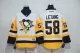 NHL Pittsburgh Penguins #58 Letang White Jersey