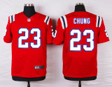 Nike New England Patriots #23 Chung Elite Red Jersey