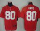 Nike New York Giants #80 Cruz Red Elite Jersey