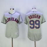 MLB Cleveland Indians #99 Ricky Vaughn Grey Elite jersey