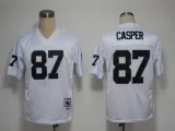 NFL Jerseys Oakland Raiders 87 Dave Casper Throwback  White
