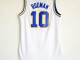 NCAA Savages university #10 Dennis Rodman White jersey