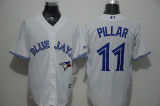 Majestic MLB Toronto Blue Jays #11 Pillar White Jersey