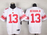 Nike New York Giants #13 Beckham JR White Elite Jersey