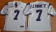 2015 LSU Tigers #7 Leonard Fournette NCAA Football Jersey White