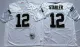 NFL Oakland Raiders #12 Stabler White Throwback Jersey