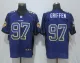 NEW Nike Minnesota Vikings #97 Griffen Drift Fashion Purple Elite Jersey