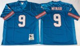 NFL Tennessee Oilers #9 McNair Blue Jersey