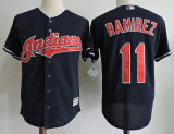 MLB Cleveland Indians #11 Ramirez Blue Elite Jersey