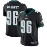 Mens Nike Philadelphia Eagles #96 Barett Black Elite Jersey