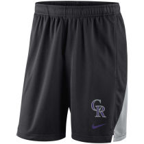 Mens Colorado Rockies Nike Black Franchise Performance Shorts