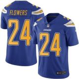 NFL San Diego Chargers #24 Flowers Color Rush Limited Jersey