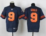 Nike Chicago BEARS #9 Gould  Blue Elite Orange Numbers Jerseys