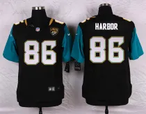 Nike Jacksonville Jaguars #86 Harbor Black Elite Jersey