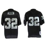 NFL Throwback #32 Black M.Allen Oakland Raiders Jersey