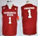 NCAA Washington State Cougars #1 Klay Thompson Red Jersey