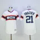 MLB Chicago White Sox #21 Frazier White Pullover Jersey