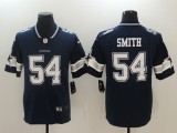 Mens Dallas Cowboys #54 Smith Blue NFL Vapor Untouchable Limited Jersey