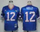 Blue Kelly Blue Throwback NFL Buffalo Bills #12 Jersey