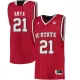 NCAA NC State Wolfpack #21 Anya College Basketball Red Jersey