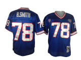 Blue B.Smith Blue throwback NFL Buffalo Bills #78 Jersey