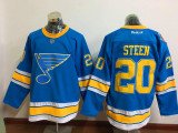 NHL St.Louis Blues #20 Steen L.Blue Classical Jersey