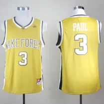 NCAA Basketball Nike Wake Forest Demon Deacons #3 Chris Paul Golden College Basketball Jersey