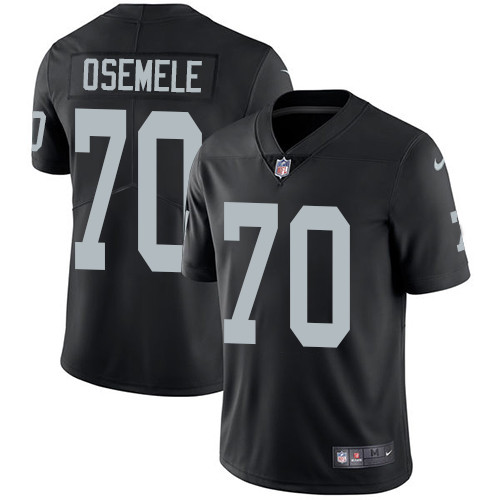 NFL Oakland Raiders #70 Osemele Black Vapor Limited Jersey