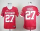NCAA Nike Rutgers#27 Rice red jersey