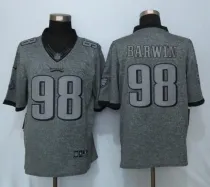 Nike Philadelphia Eagles 98 Barwin Gray Mens Stitched Gridiron Gray Limited Jersey