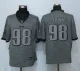 Nike Philadelphia Eagles 98 Barwin Gray Mens Stitched Gridiron Gray Limited Jersey