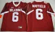 NCAA Oklahoma Sooners #6 Baker Mayfield College Crimson Limited Jersey