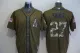 MLB Los Angeles Angeles #27 Trout Green Salute to Service Jersey