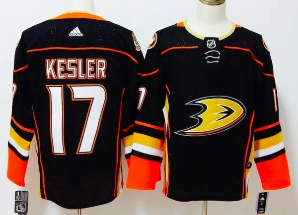 Adidas NHL Anaheim Ducks #17 Kesler Black Jersey