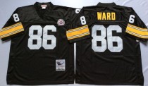 NFL Pittsburgh Steelers #86 Ward Black Throwback Jersey