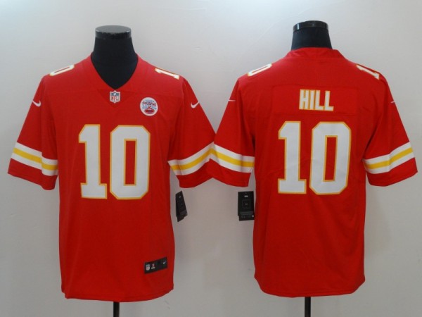 NFL Kansas City Chiefs #10 Hill Red Vapor Limited Jersey