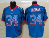 2013 New Nike Buffalo Bills 34 Thomas Drift Fashion Blue Elite Jerseys