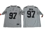 NCAA Ohio State Buckeyes #97 Joey Bosa College Football Jersey Gridion Grey