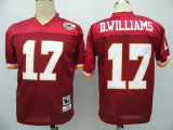 NFL 50th Throwback #17 Red D.Williams Washington Redskins Jersey