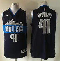 NBA Dallas Mavericks #41 Nowitzki Black Jersey