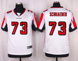 Nike Atlanta Falcons #73 Schraeder White Elite Jersey