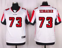 Nike Atlanta Falcons #73 Schraeder White Elite Jersey