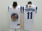 NBA Golden State Warriors #11 Thompson White Jersey