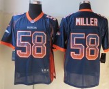 2013 NEW Nike Denver Broncos 58 Miller Drift Fashion Blue Elite Jersey