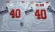 NFL Arizona Cardinals #40 Tillman White Throwback Jersey