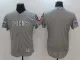 MLB Chicago Cubs Blank Grey Gold Number Jersey