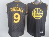 NBA Golden State Warriors #9 Iguodala Black Zebra Jersey