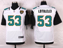 Nike Jacksonville Jaguars #53 Lotulelei White Elite Jersey
