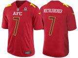 NFL Pittsburgh Steelers #7 Roethlisberger AFC All Star Red Jersey