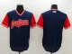 MLB Cleveland Indains Blank All Rise D.Blue Pullover New Jersey